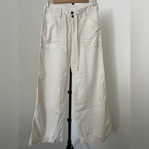 Patagonia Hemp-Blend Wide Leg Pants 🤍 Off-White | Women’s 2 | EUC